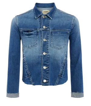 Janelle Slim Raw Jacket in Stanton