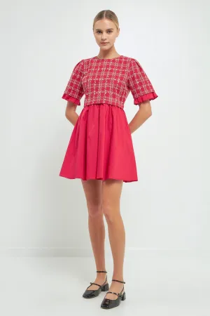 Johansen Tweed Poplin Dress