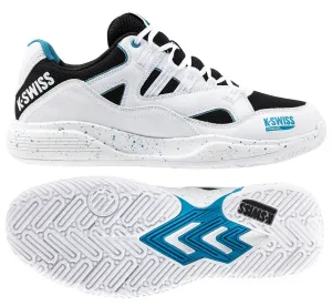 K-Swiss Tura Team Mens Padel Shoes - White / Black / Blue Moon