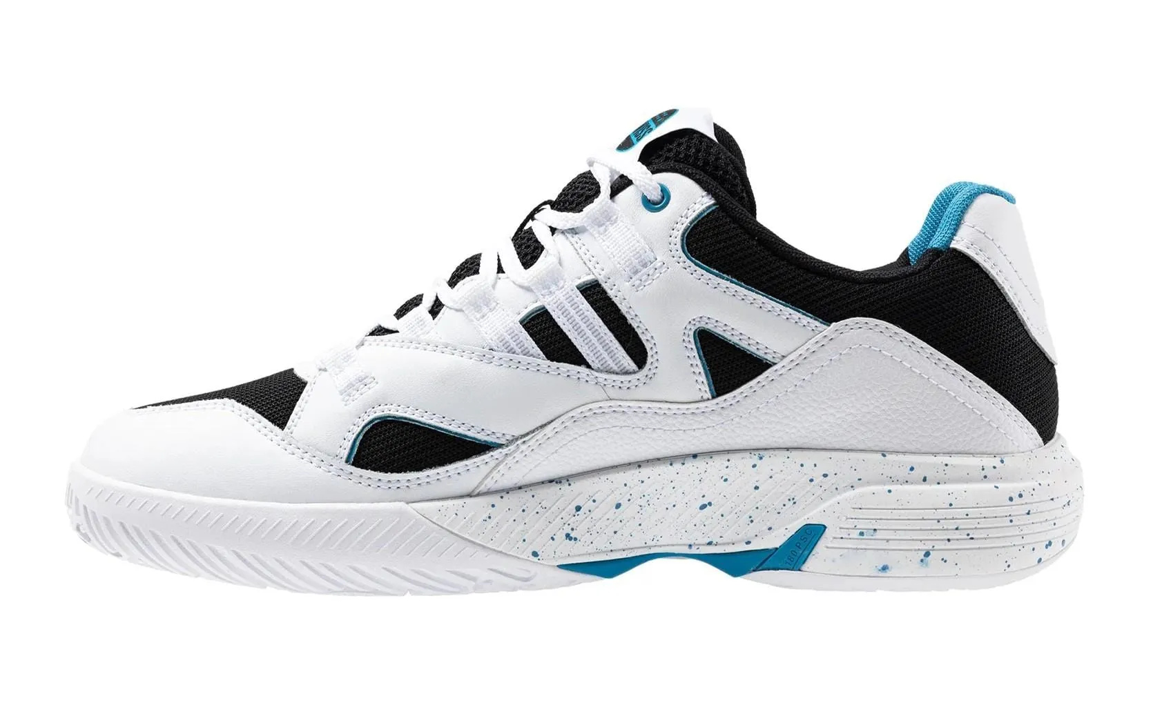 K-Swiss Tura Team Mens Padel Shoes - White / Black / Blue Moon