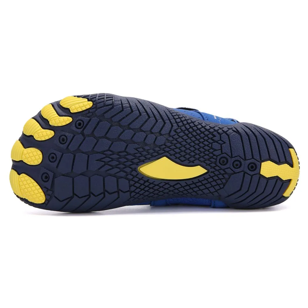 Kids' Water Shoes Barefoot Quick Dry Aqua Sports Boys Girls - Yellow Size BigKid US3 = EU34