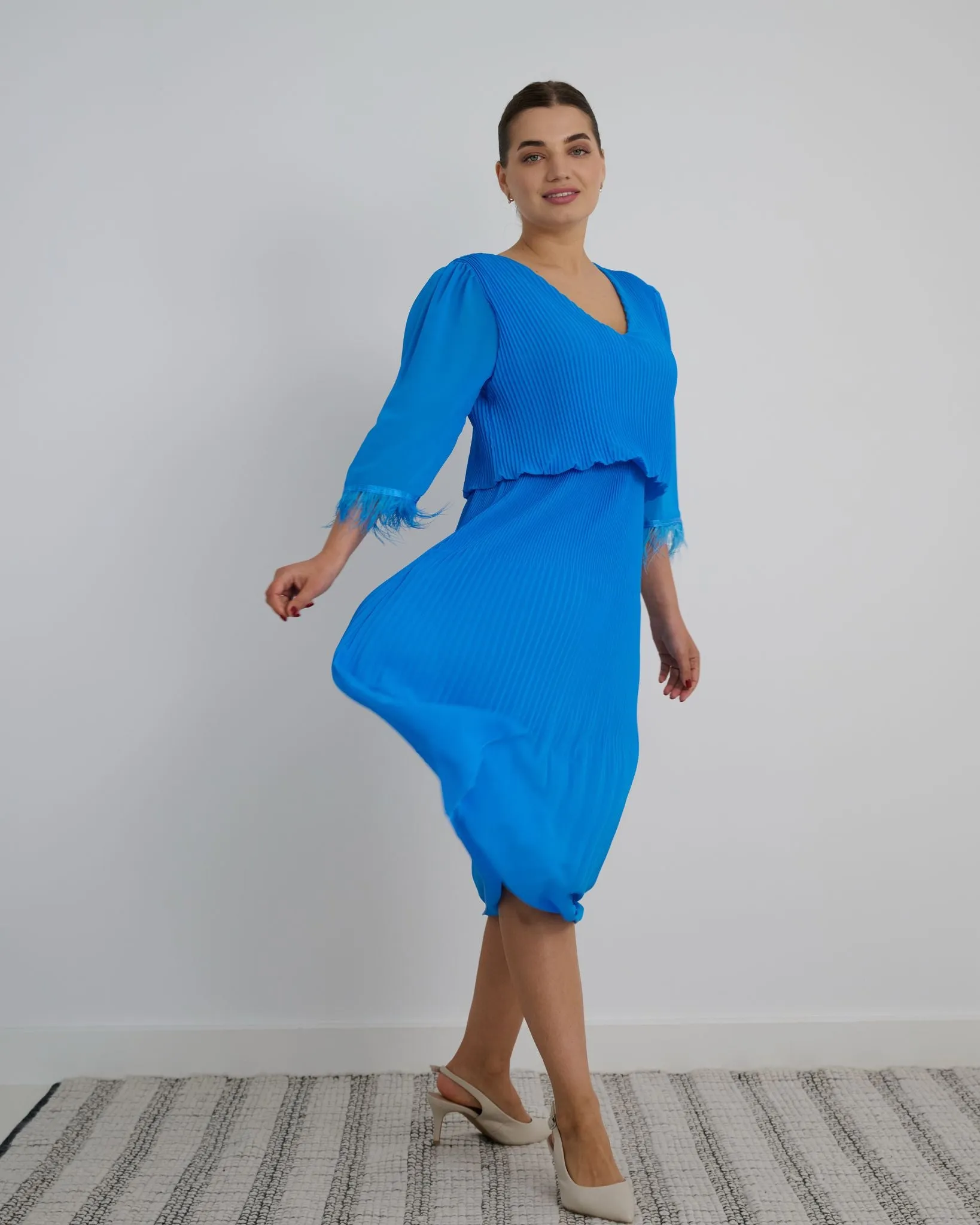 Kyla Liz Dress - Blue