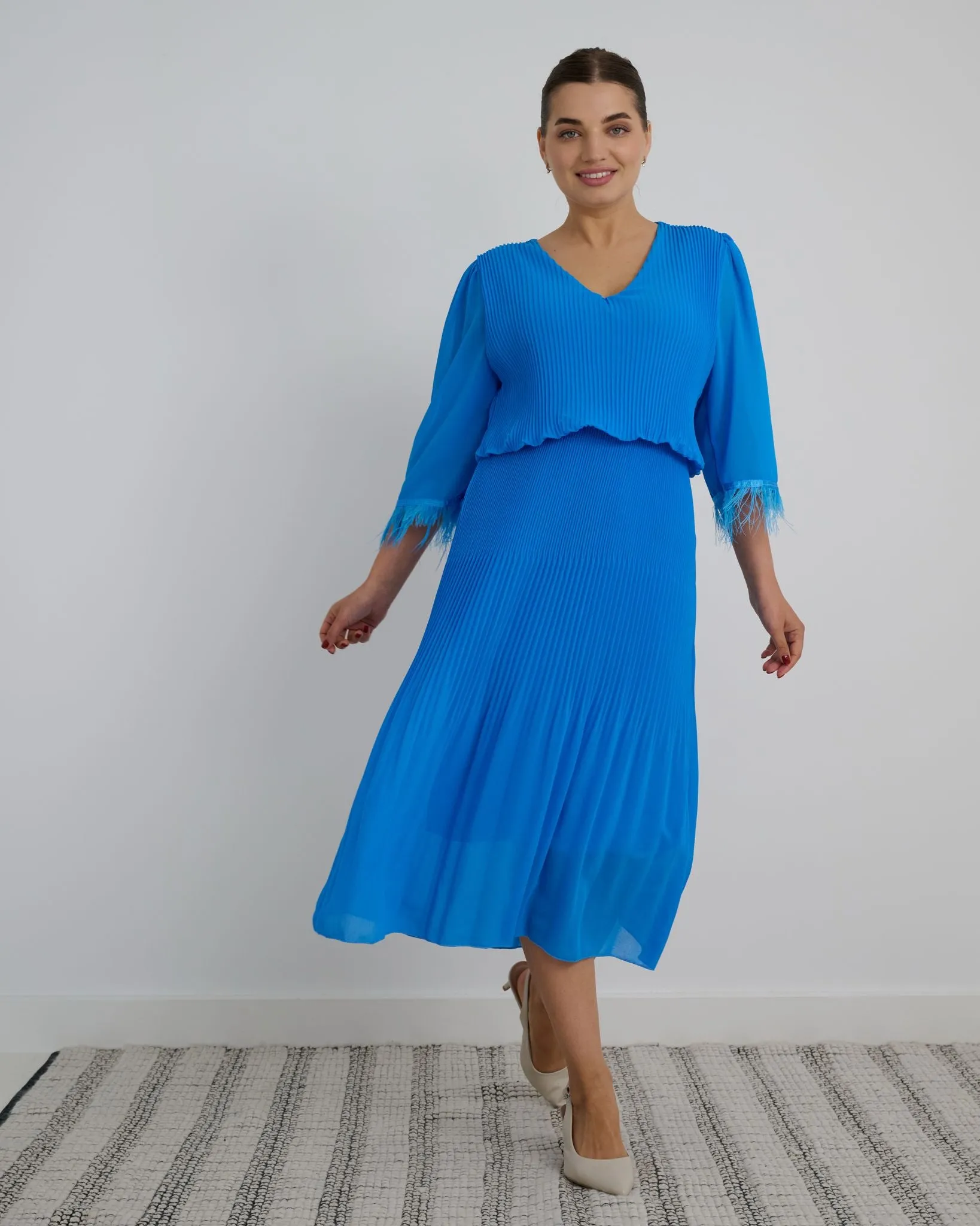 Kyla Liz Dress - Blue