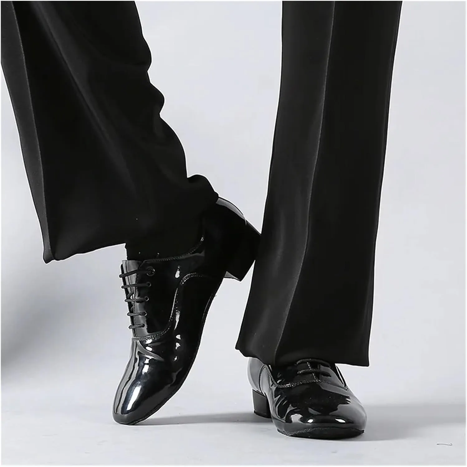 Latin Dance Shoes Man 1pair/Set Men Dance Shoes Latin Ballroom Dance Shoes Modern Indoor Shoes Men Tango Waltz Danicng Pu Shoes(3,42)