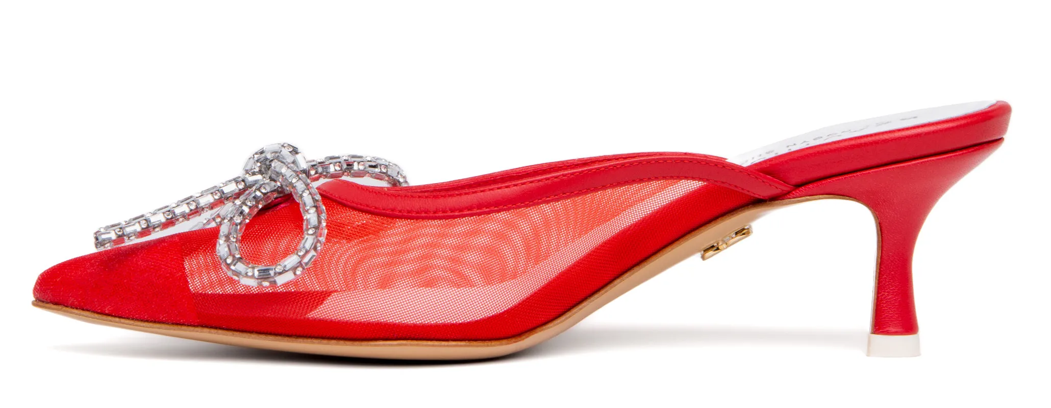 Liana Red Mesh Sandal