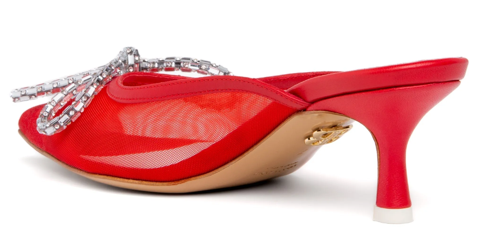 Liana Red Mesh Sandal