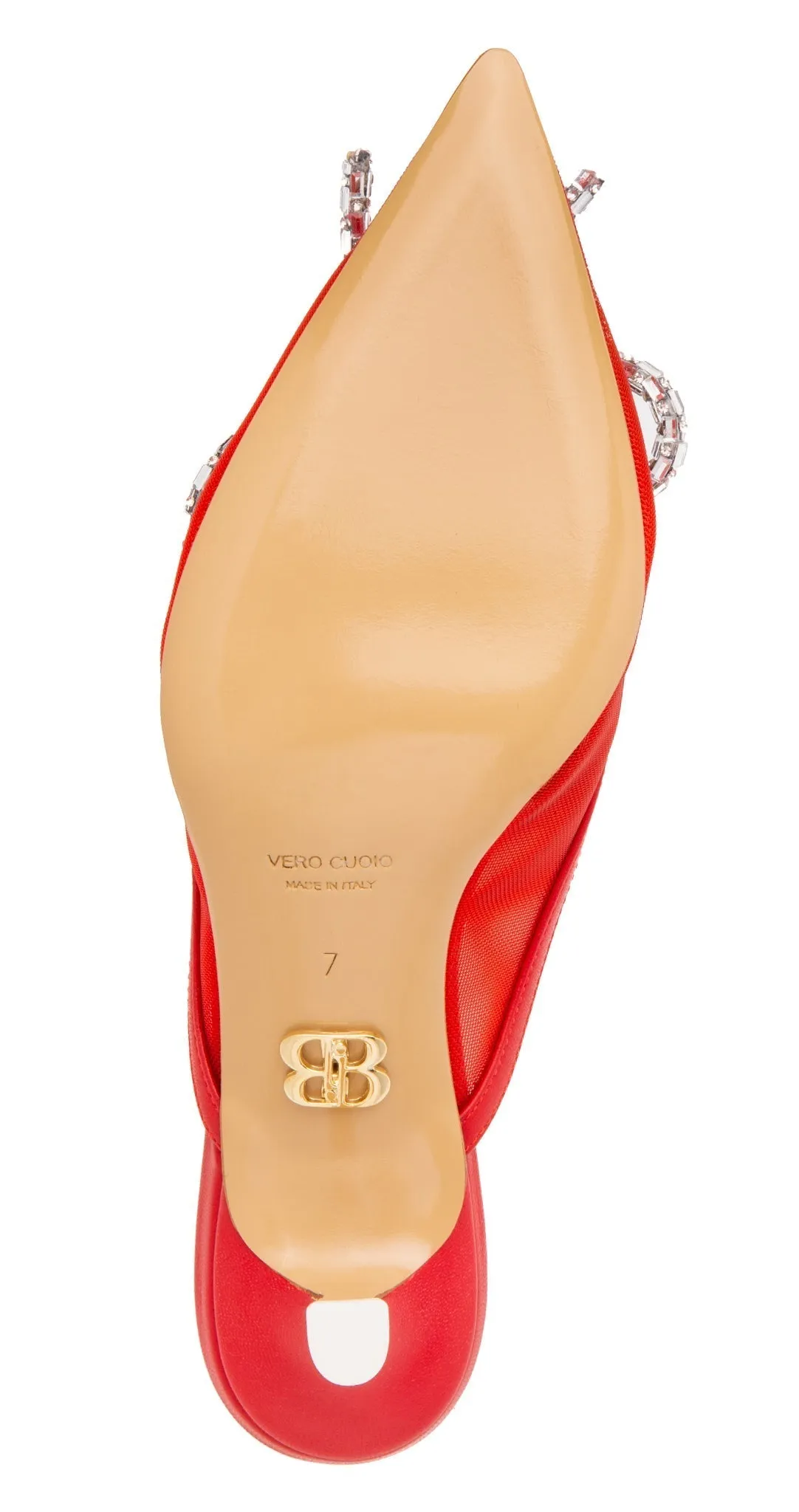 Liana Red Mesh Sandal