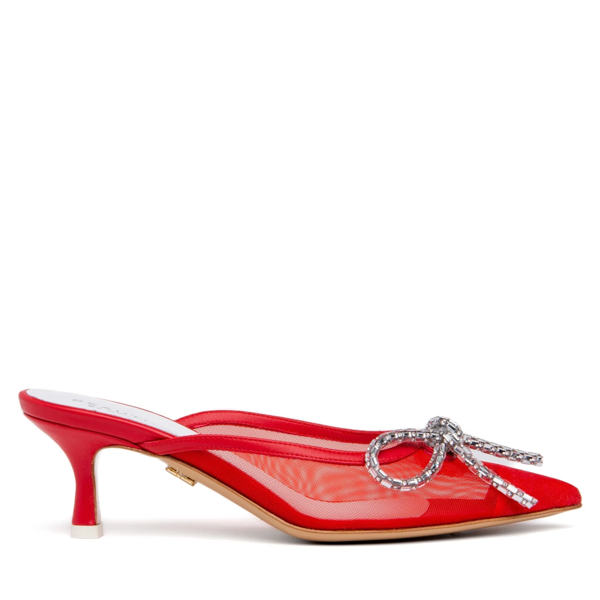 Liana Red Mesh Sandal