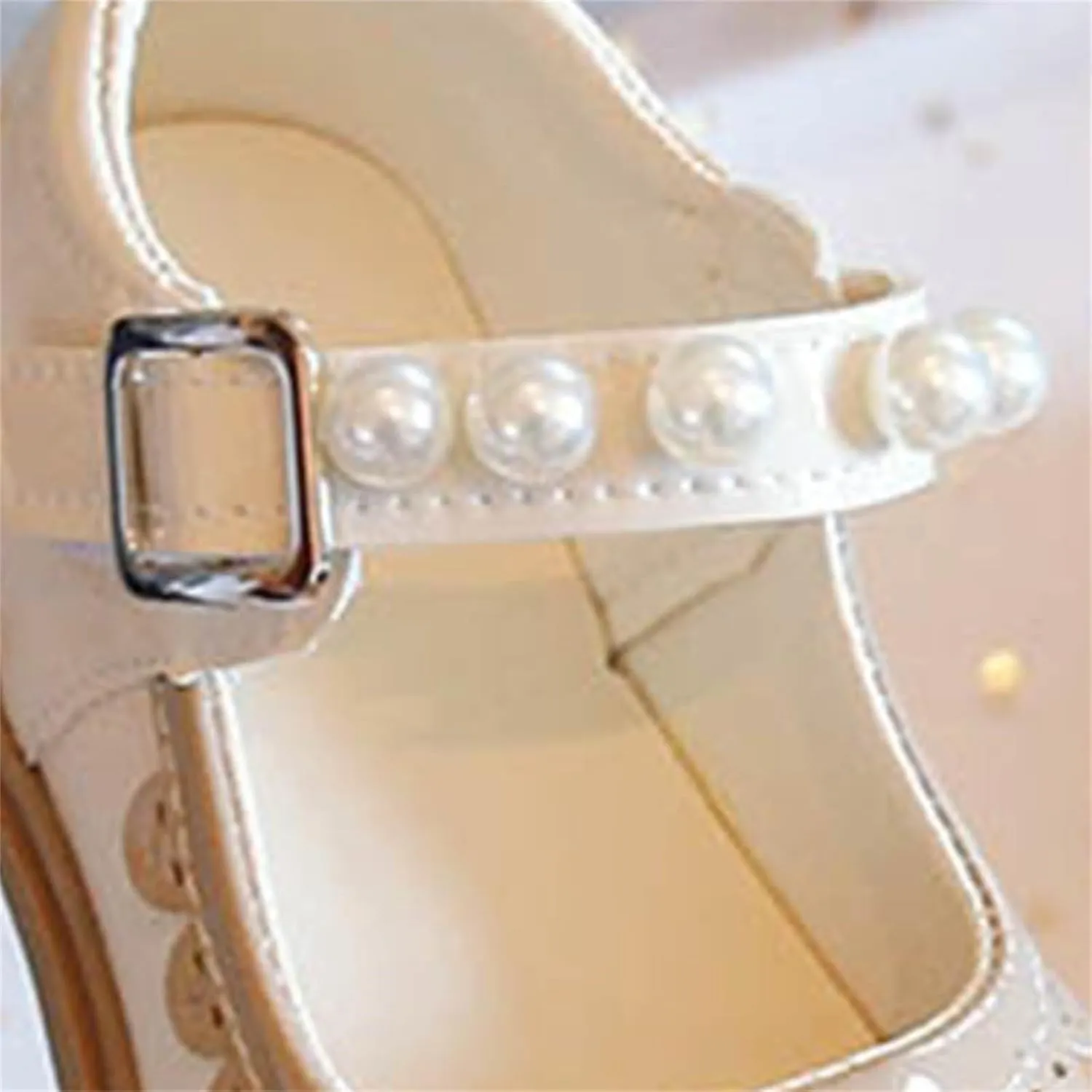 Little Girls Dress Shoes Wedding Party School Ankle Strap Ballet Flats Shoes Toddler Baby Girls Flower Girl Shoes