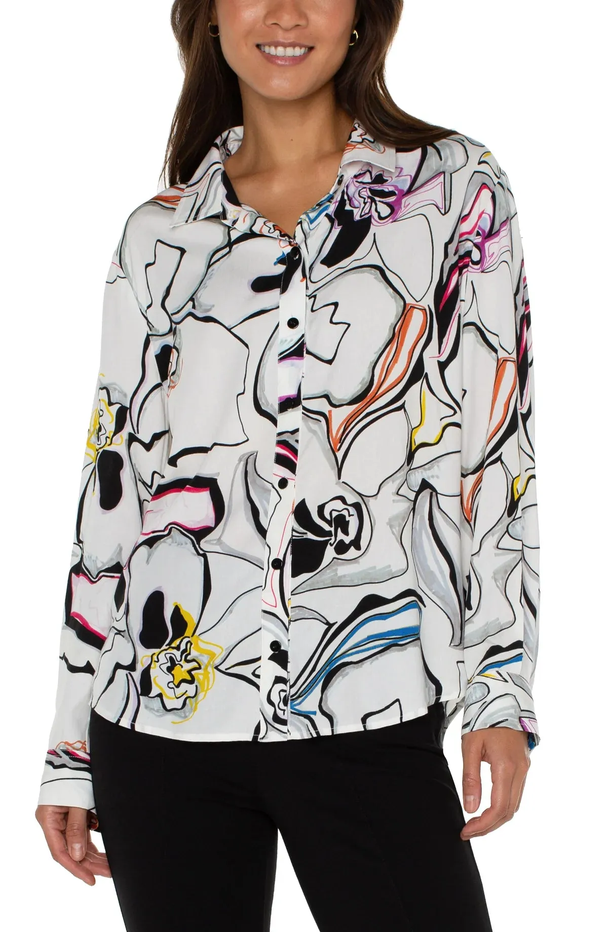 Liverpool Button Up Blouse