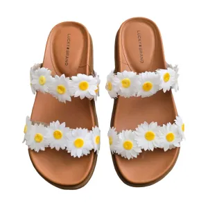 Lucky Brand flower sandals, Size 7