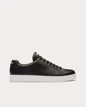 Ludlow Soft Calf Leather Black / White Low Top Sneakers