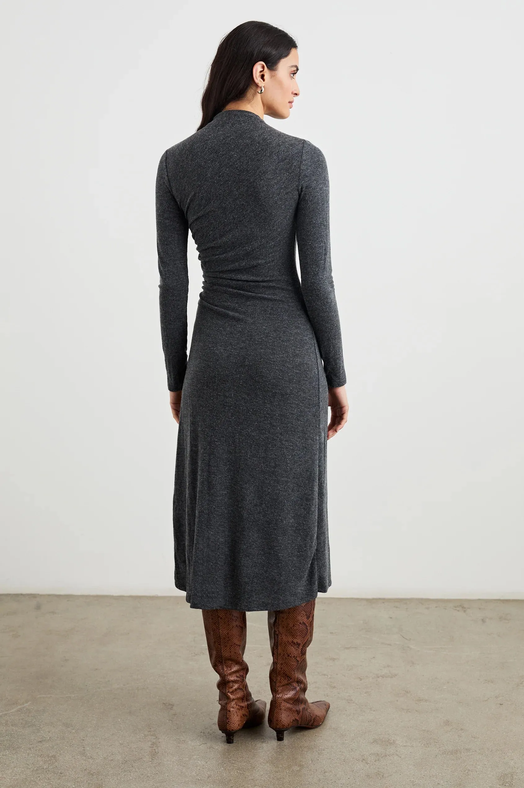 Margaret Dress- Charcoal