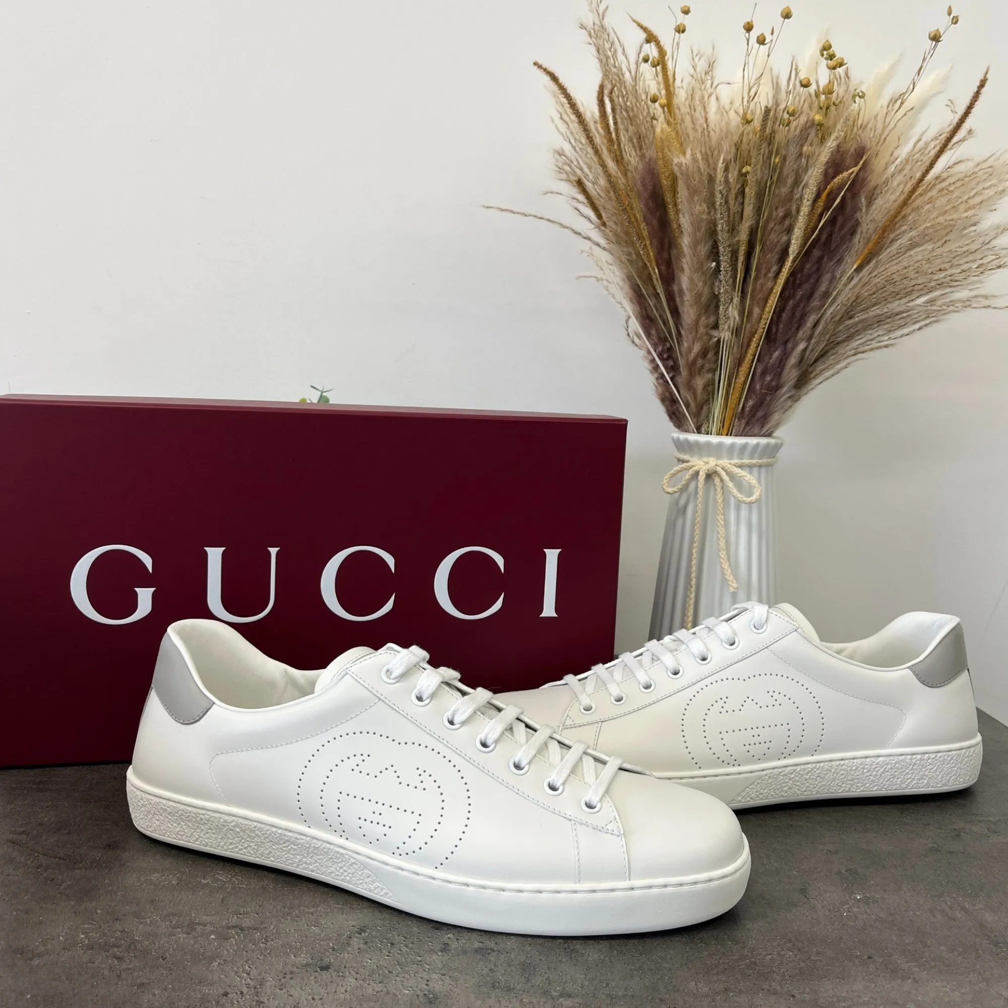 Men's Ace Low Trainers White Size EU 45.5 / UK 11.5