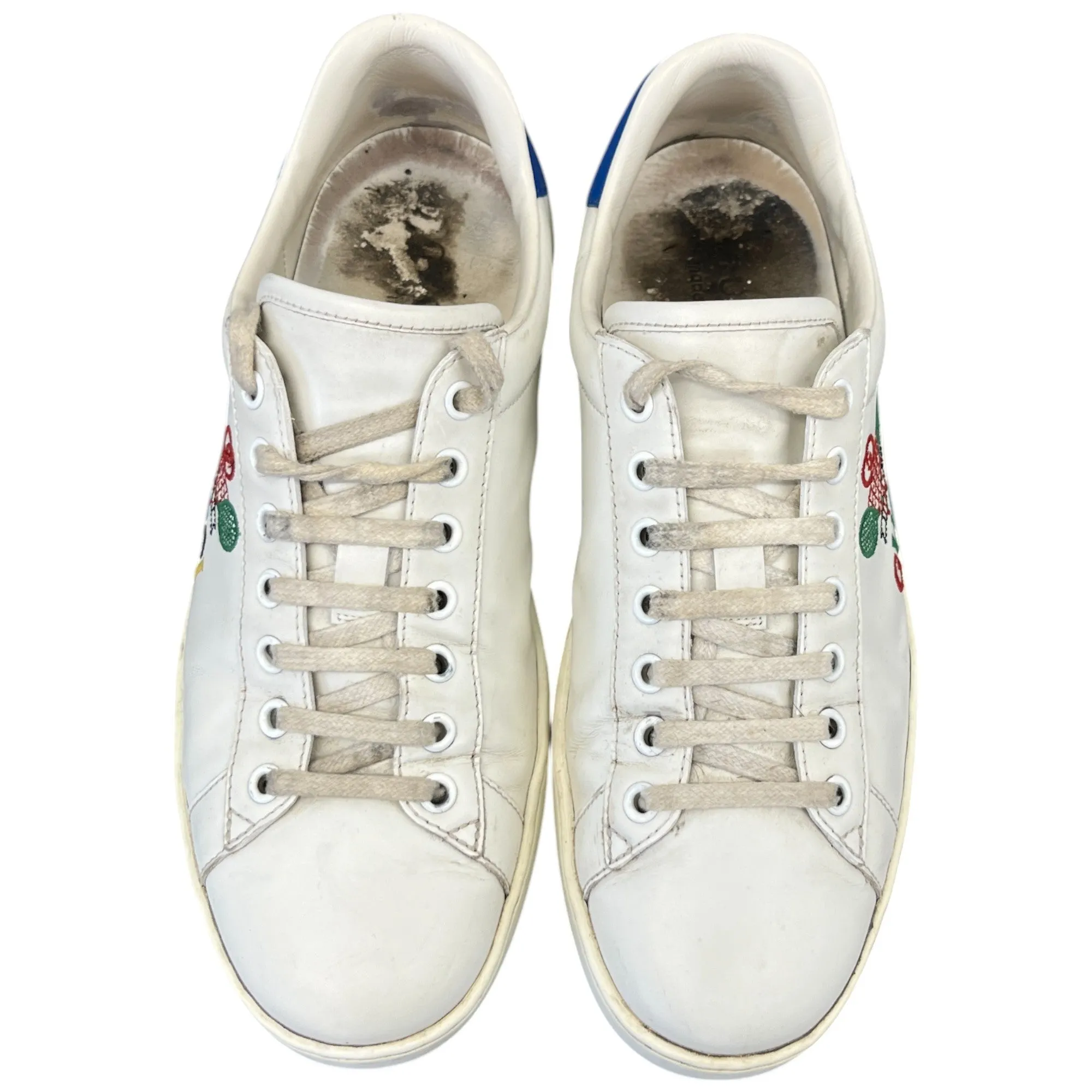Men's Ace Tennis Low Trainers White Size EU 40.5 / UK 6.5