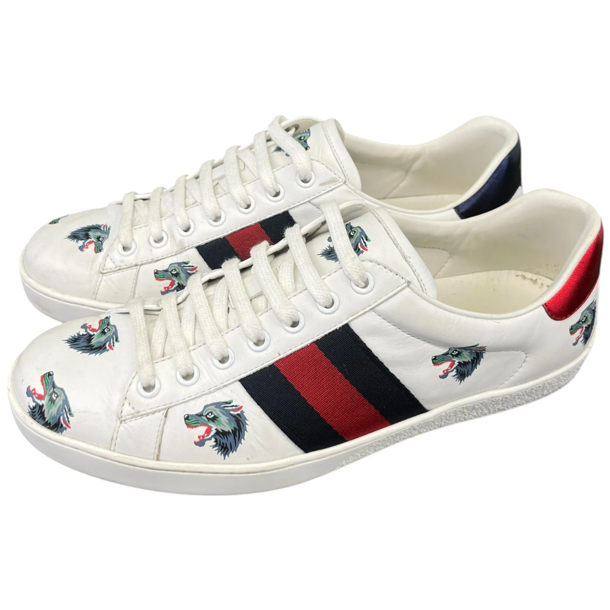 Men's Ace Wolf Low Trainers White Size EU 41 / UK 7