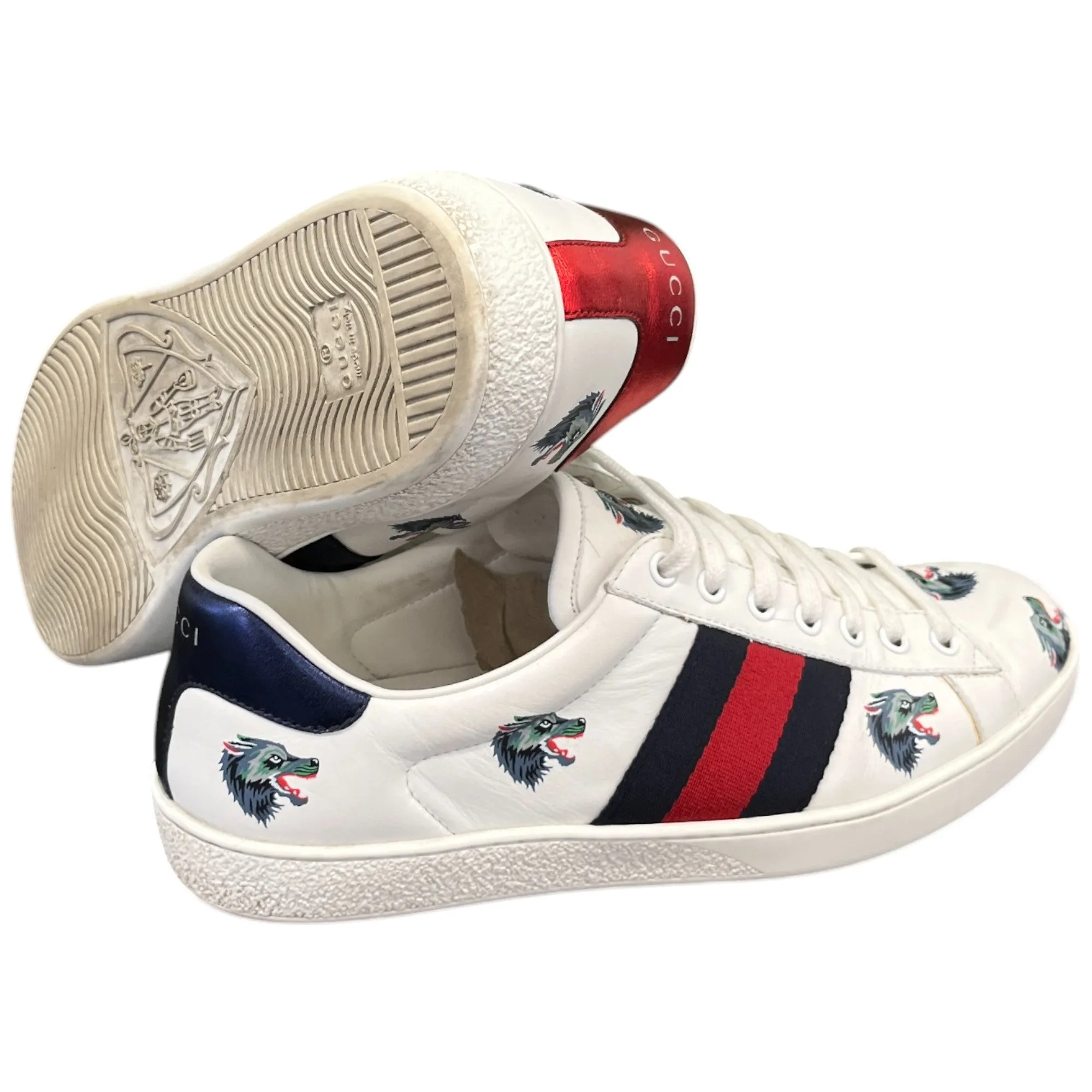 Men's Ace Wolf Low Trainers White Size EU 41 / UK 7