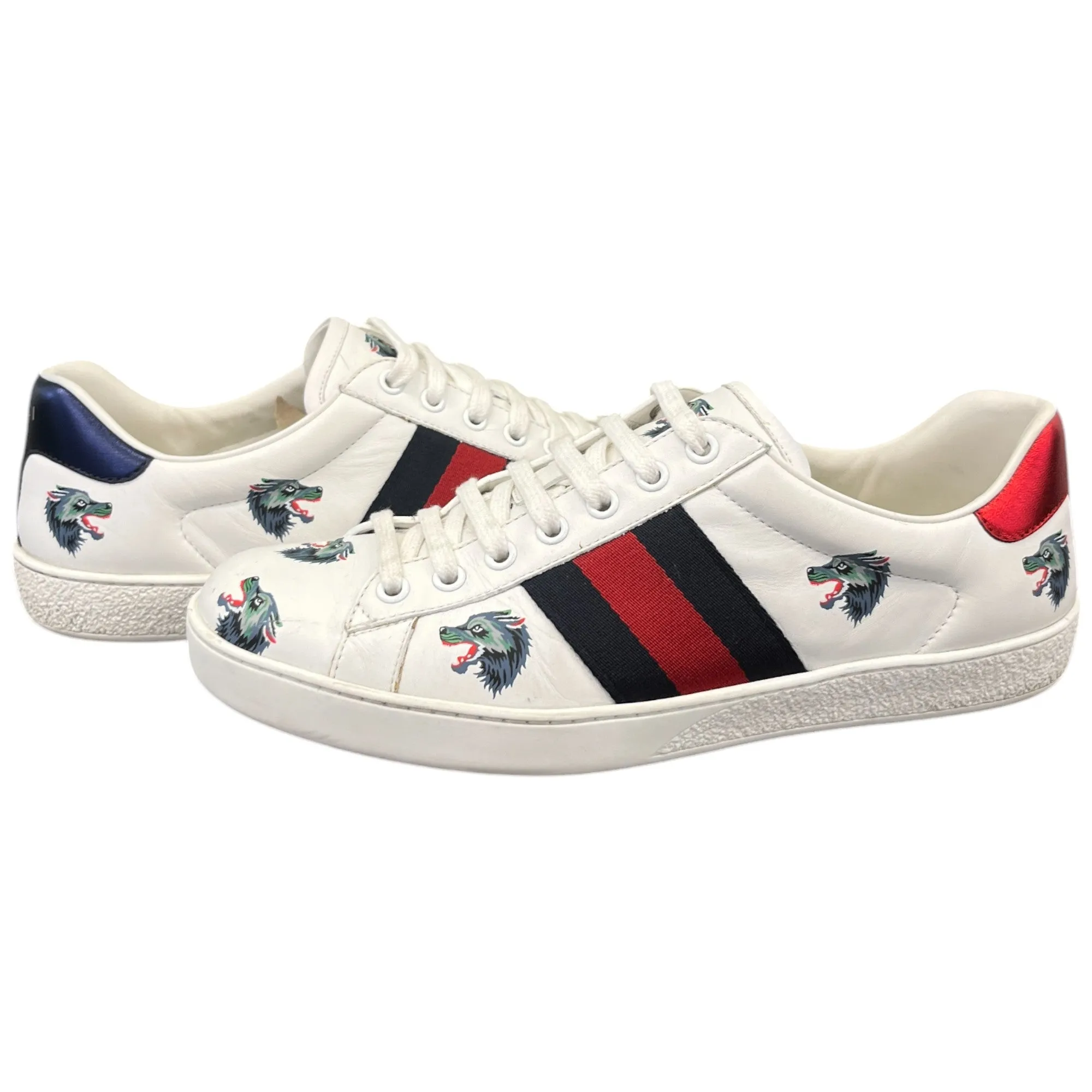Men's Ace Wolf Low Trainers White Size EU 41 / UK 7