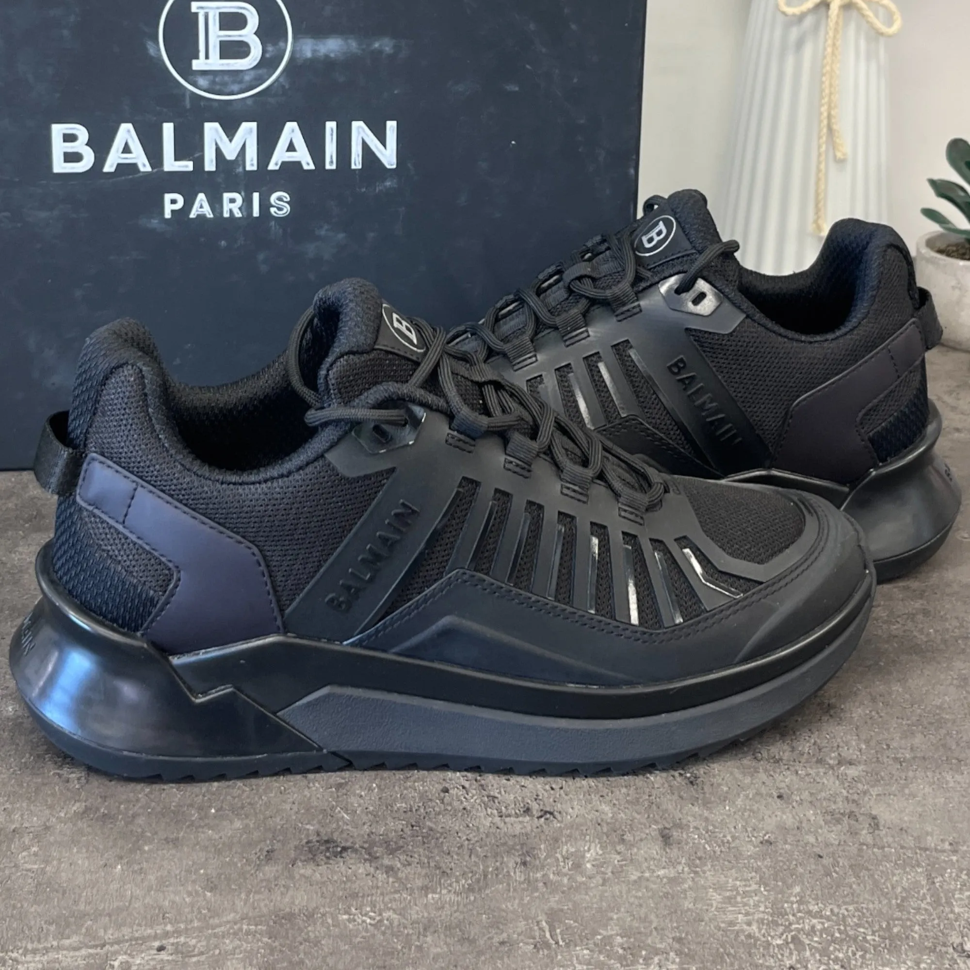 Men's B-Trail Low Trainers Black Size EU 41 / UK 7