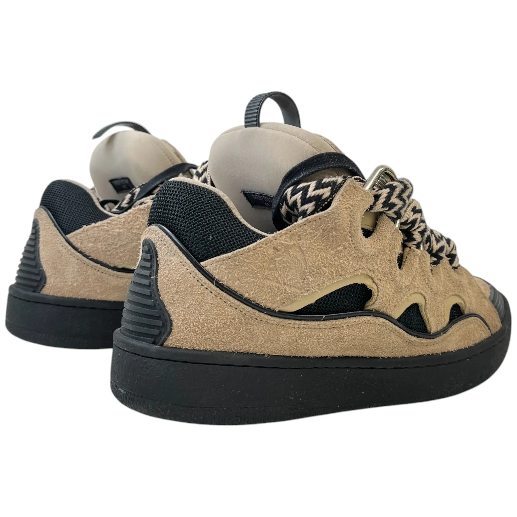 Men's Curb Skate Low Trainers Beige Size EU 40.5 / UK 6.5