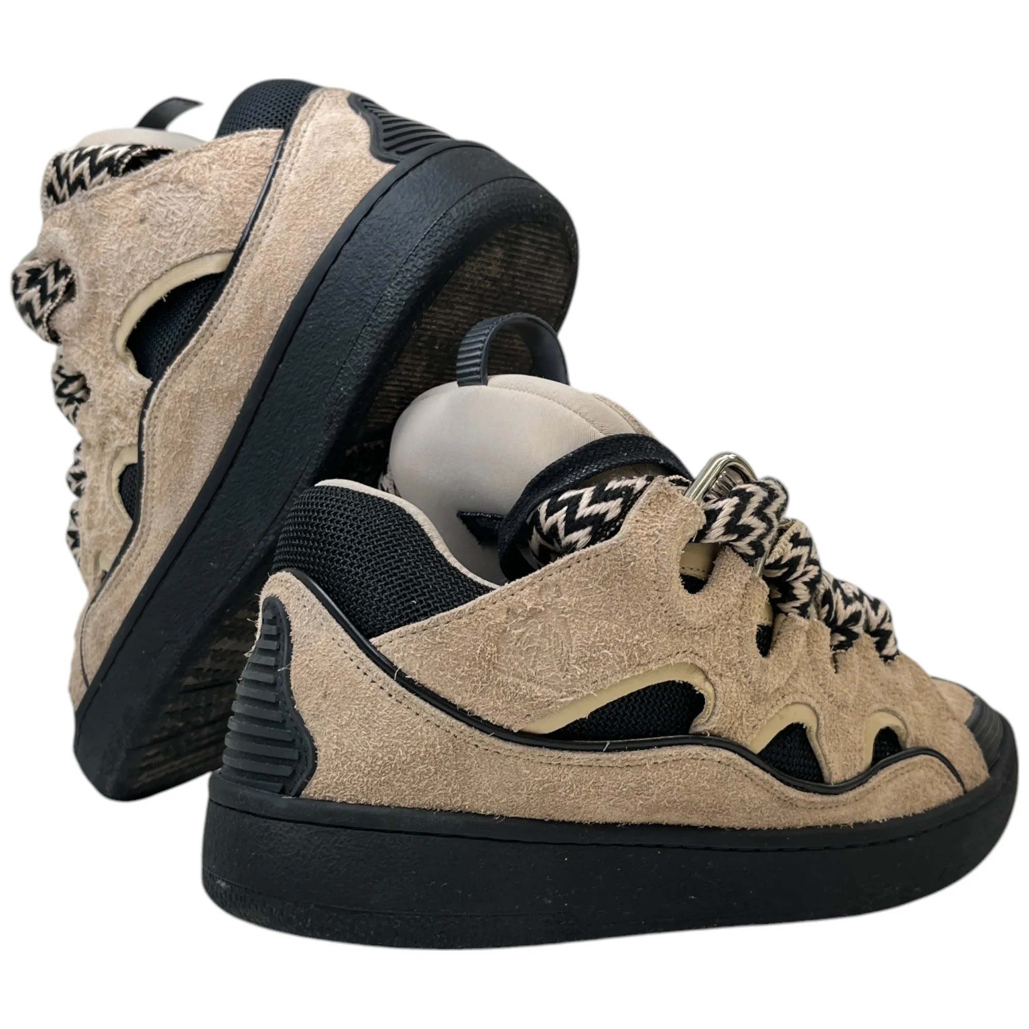 Men's Curb Skate Low Trainers Beige Size EU 40.5 / UK 6.5