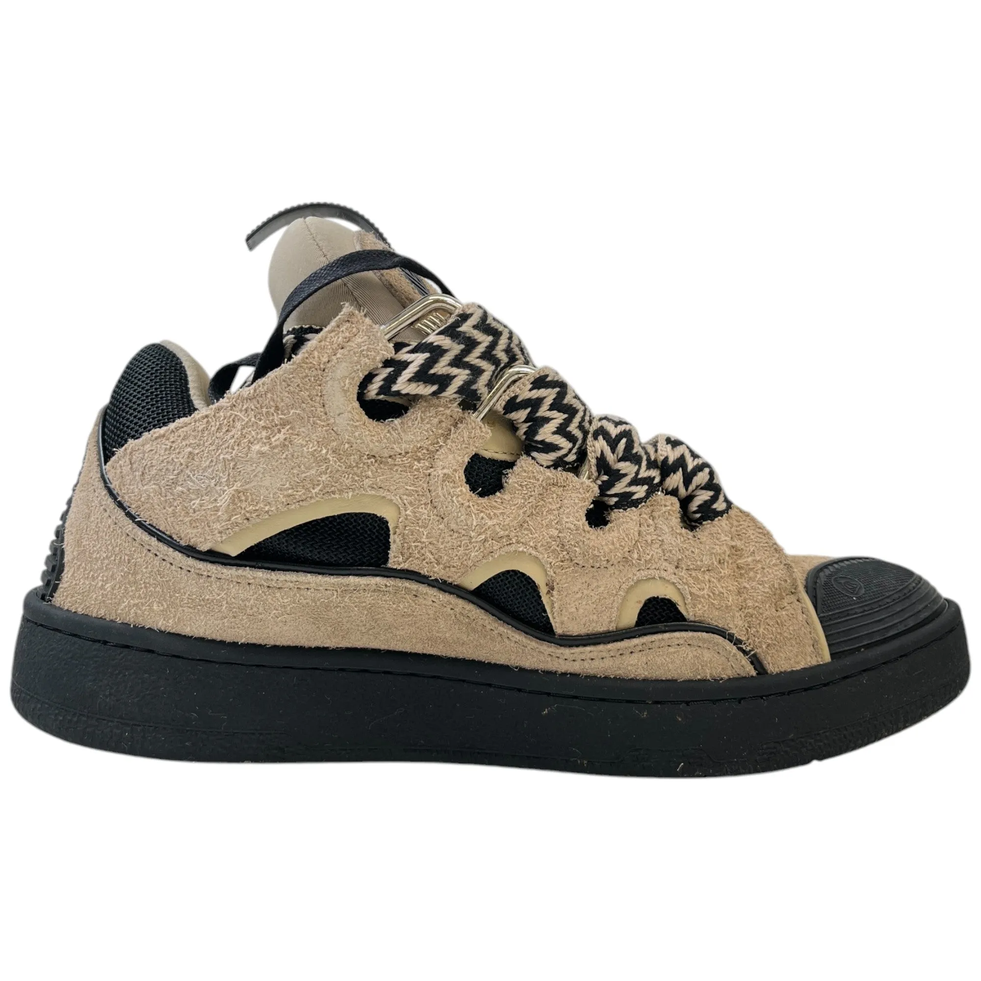 Men's Curb Skate Low Trainers Beige Size EU 40.5 / UK 6.5