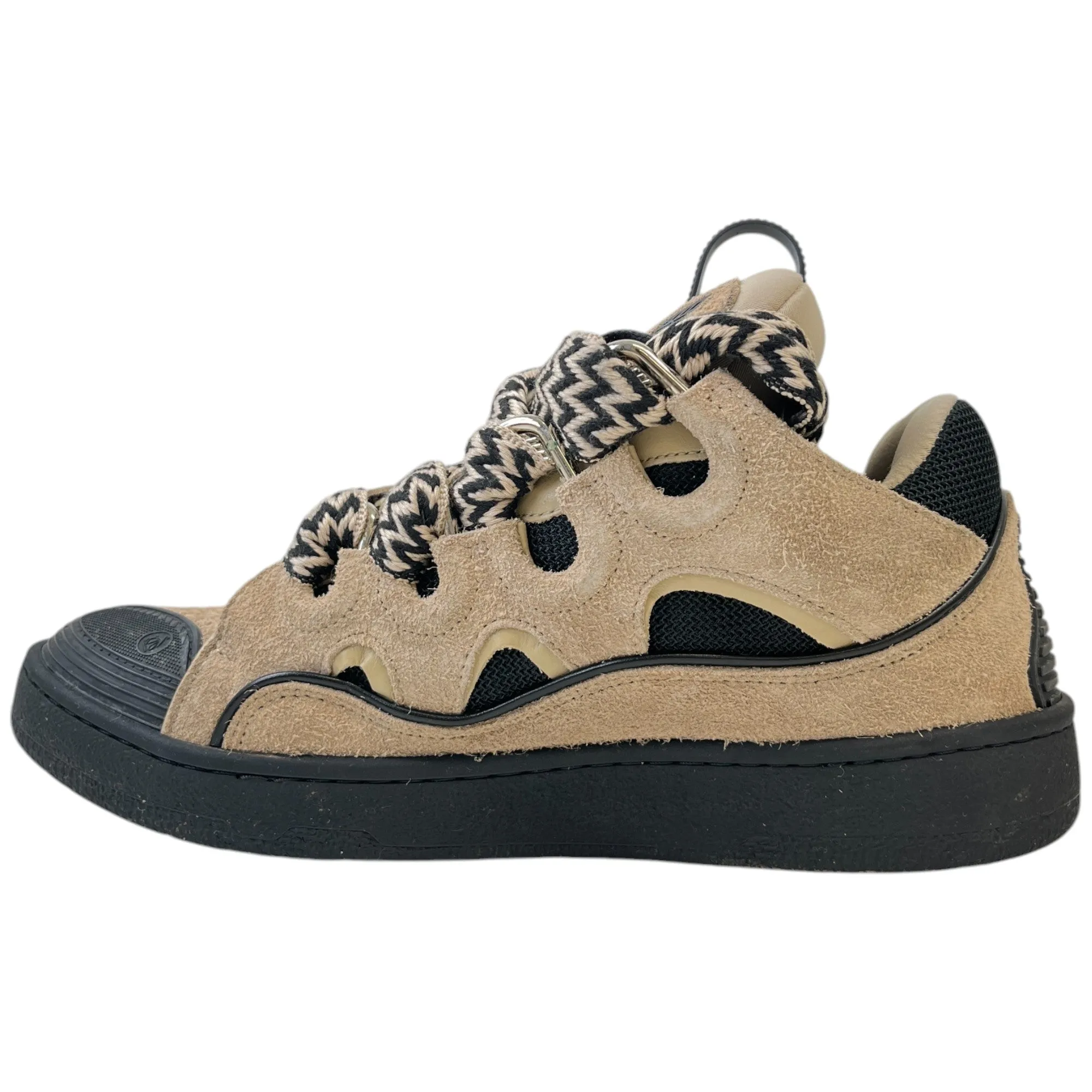 Men's Curb Skate Low Trainers Beige Size EU 40.5 / UK 6.5