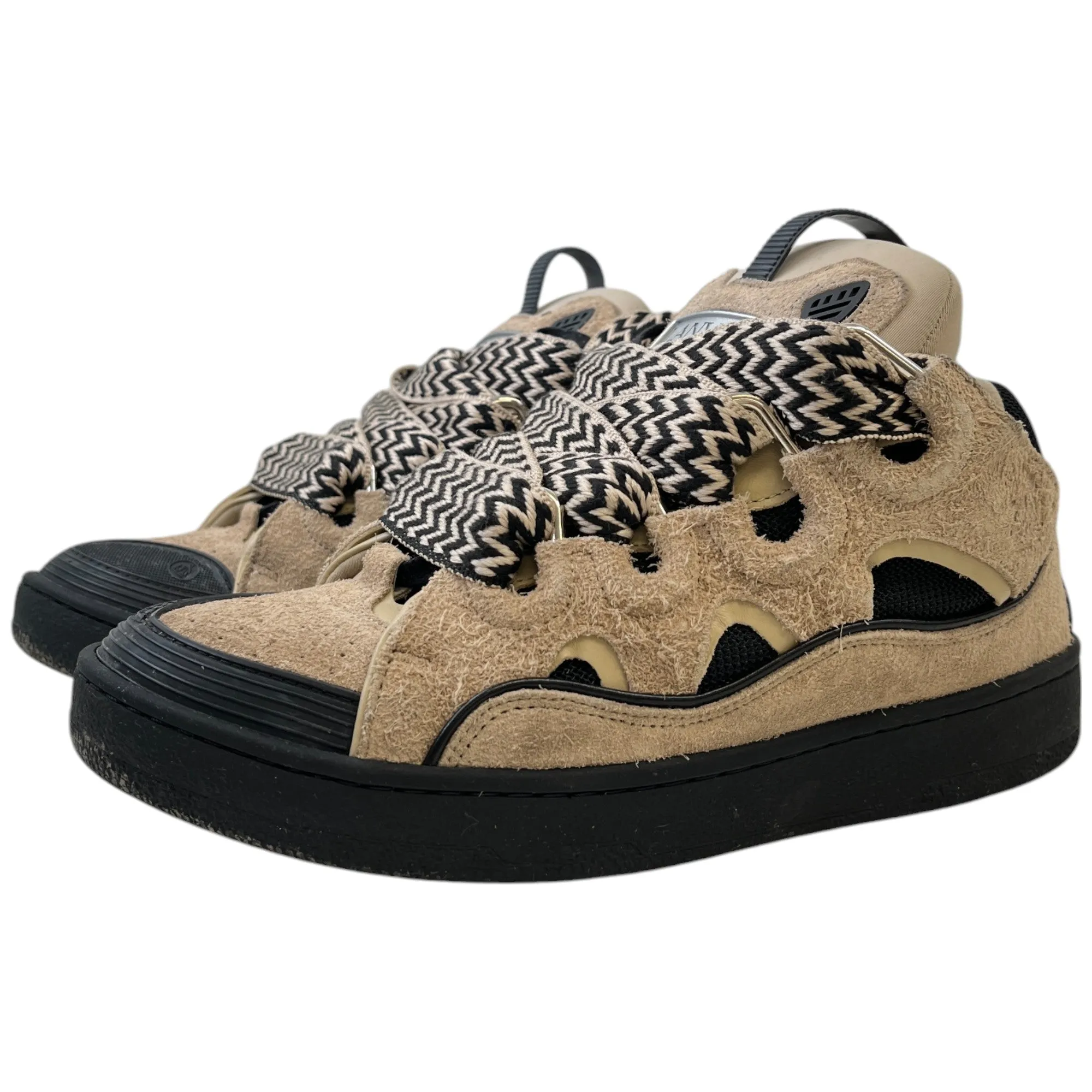 Men's Curb Skate Low Trainers Beige Size EU 40.5 / UK 6.5