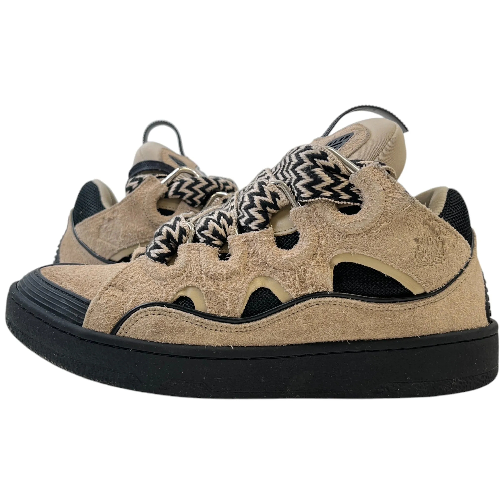 Men's Curb Skate Low Trainers Beige Size EU 40.5 / UK 6.5