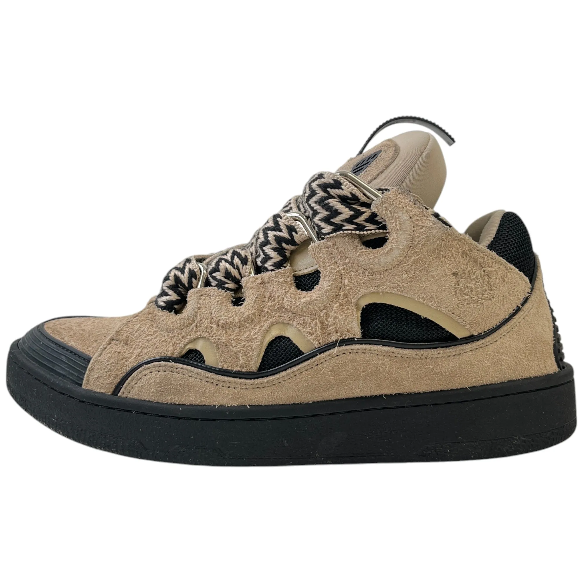 Men's Curb Skate Low Trainers Beige Size EU 40.5 / UK 6.5