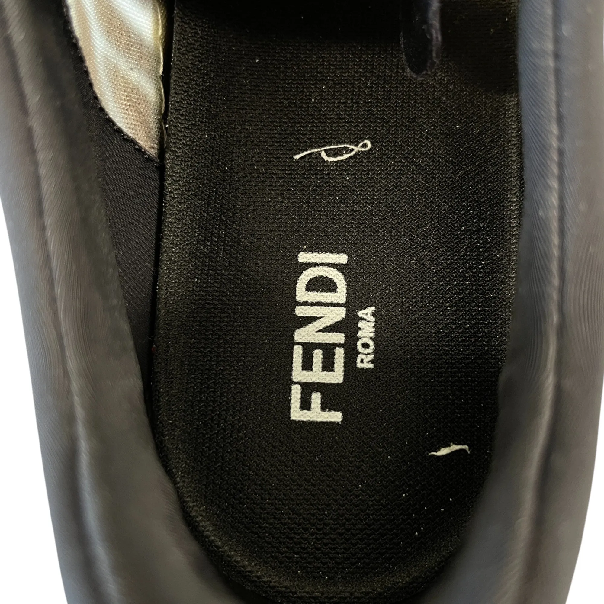 Men's Ff Vertigo Logo Low Trainers Black Size EU 42 / UK 8