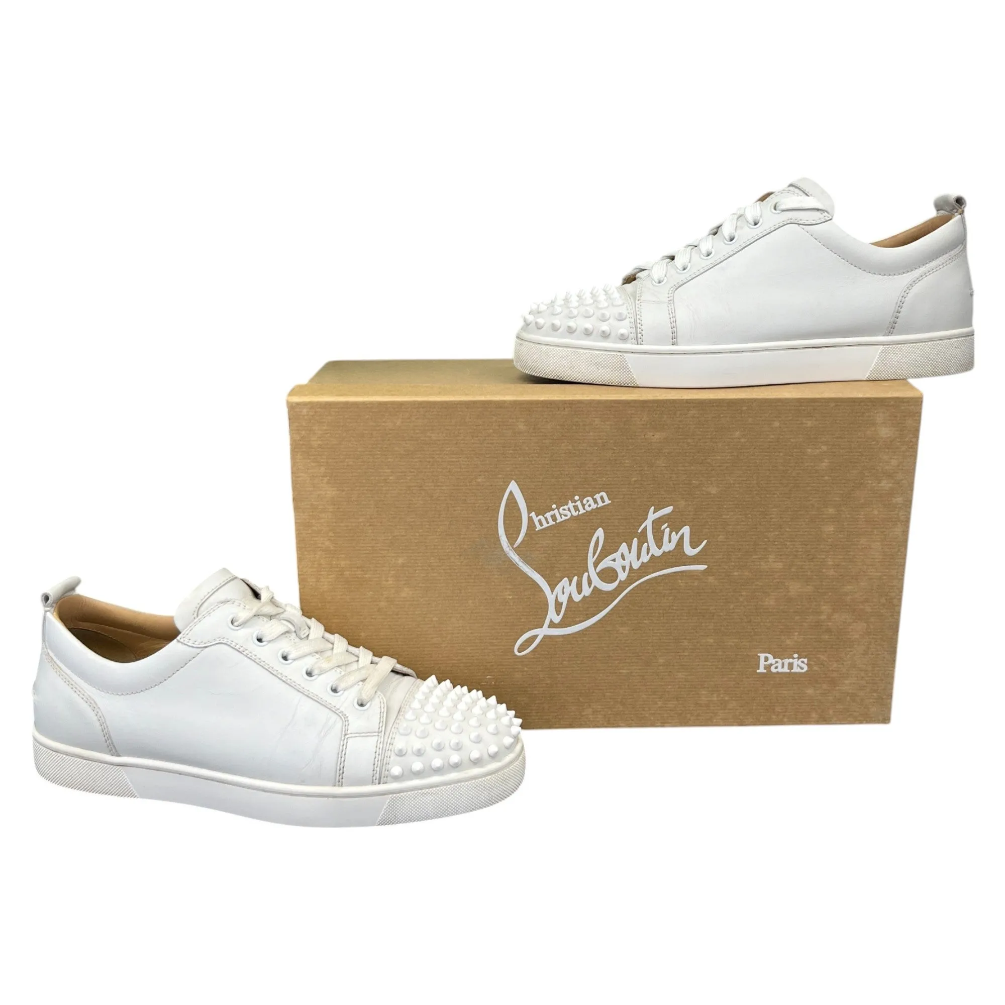 Men's Junior Spikes Low Trainers White Size EU 42 / UK 8