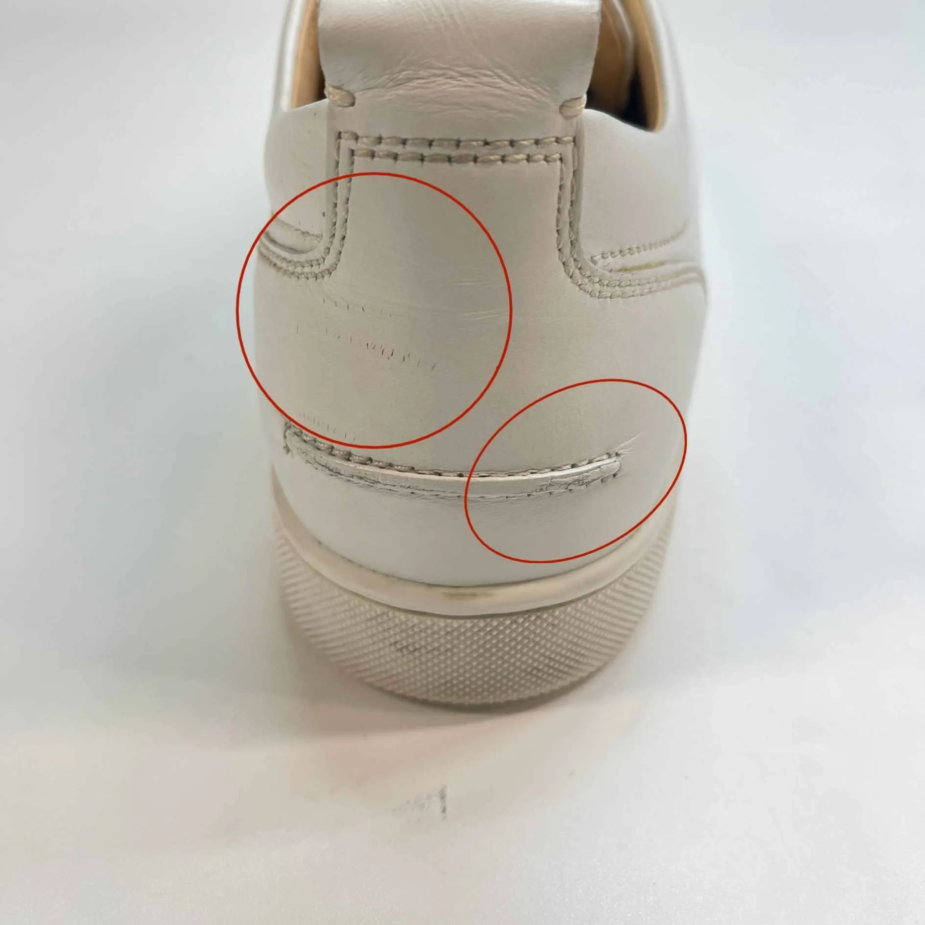 Men's Junior Spikes Low Trainers White Size EU 42 / UK 8