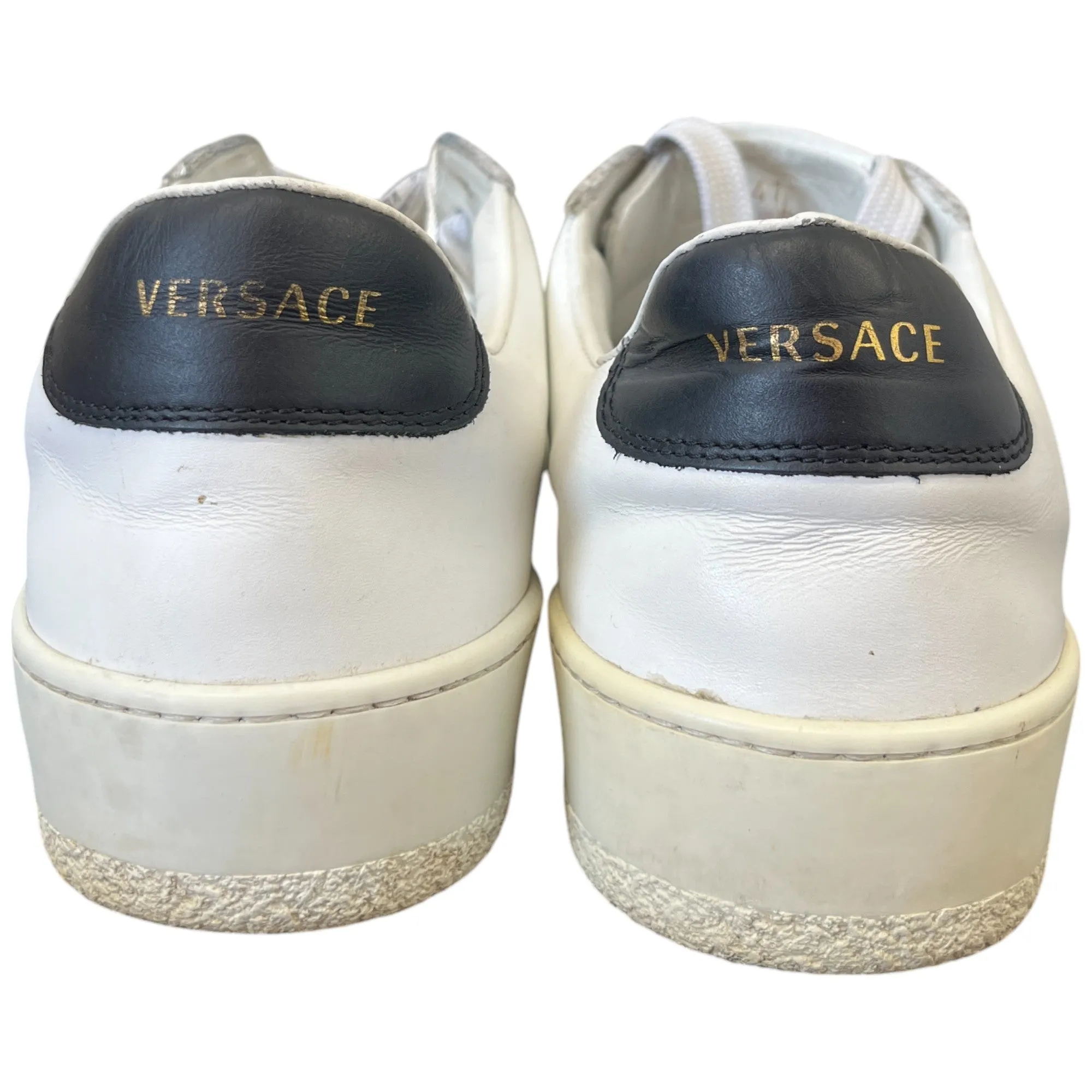 Men's Lace Logo Low Trainers White Size EU 41 / UK 7