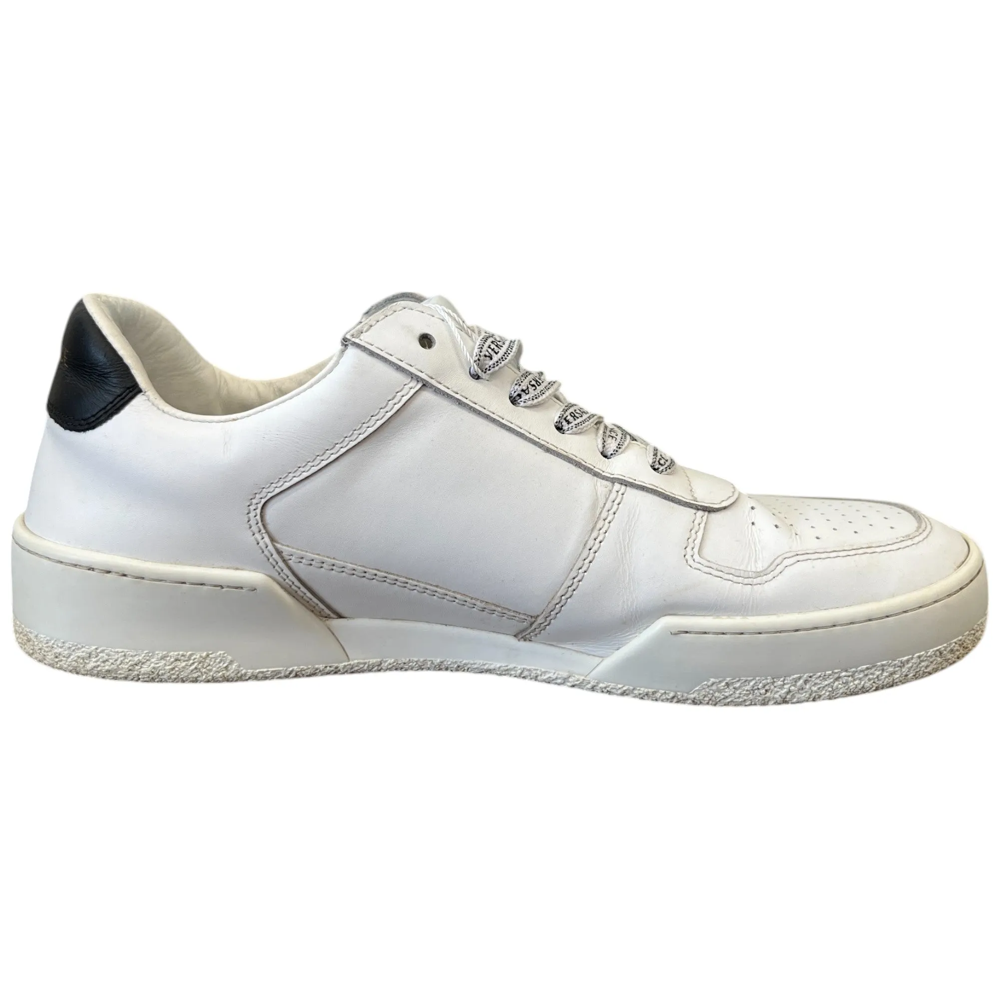 Men's Lace Logo Low Trainers White Size EU 41 / UK 7