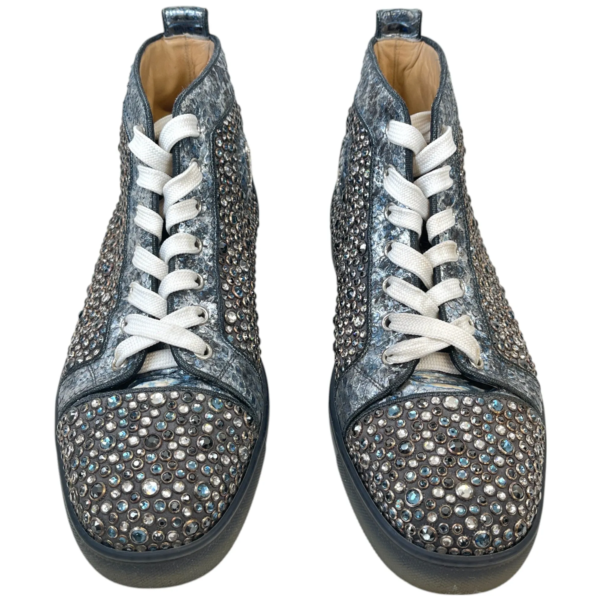 Men's Louis Strass High Trainers Blue Size EU 40 / UK 6
