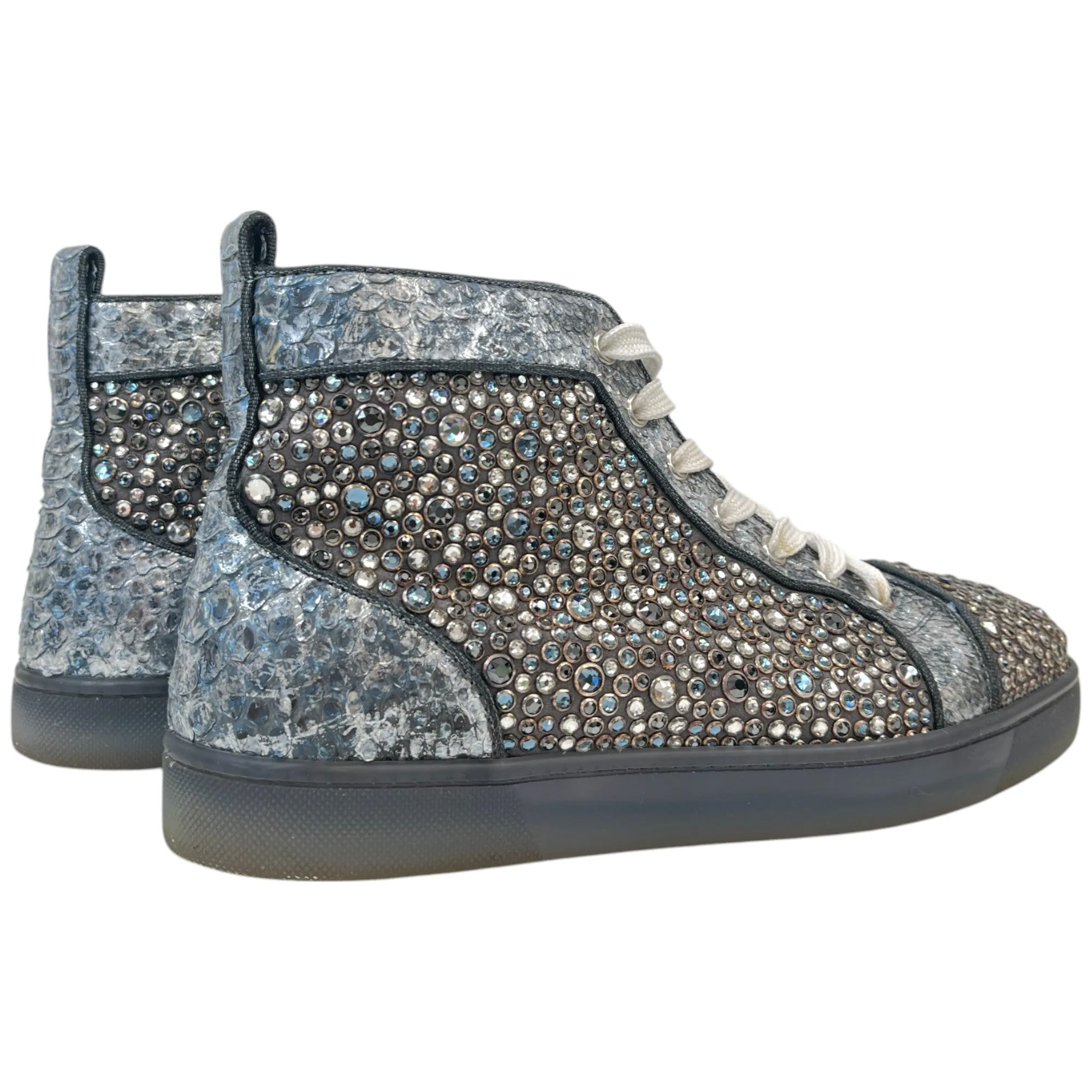Men's Louis Strass High Trainers Blue Size EU 40 / UK 6