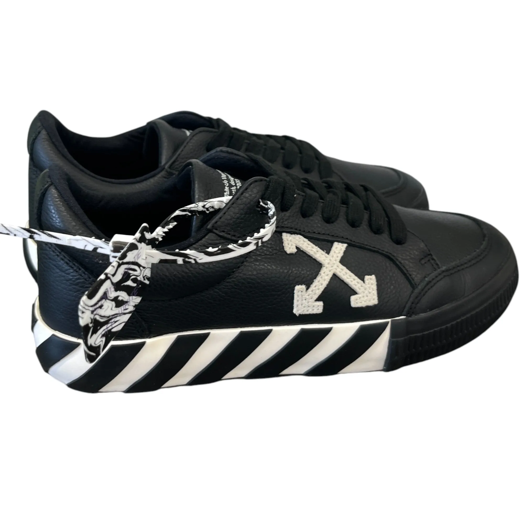 Men's Low Vulcanized Low Trainers Black Size EU 39 / UK 5