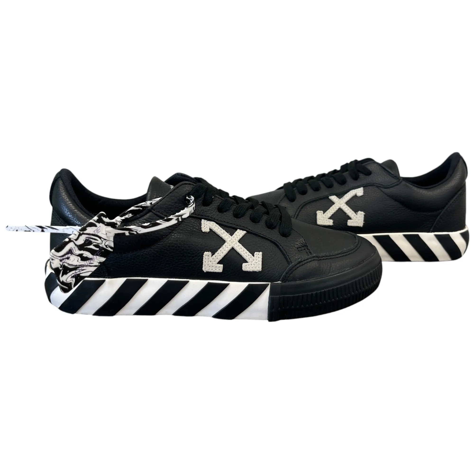 Men's Low Vulcanized Low Trainers Black Size EU 39 / UK 5