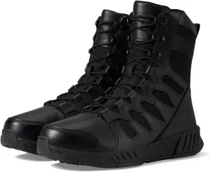 Men's Rb4379 Floatride Energy 8" Tactical Soft Toe Boot with Side Zipper Black Work & Safety