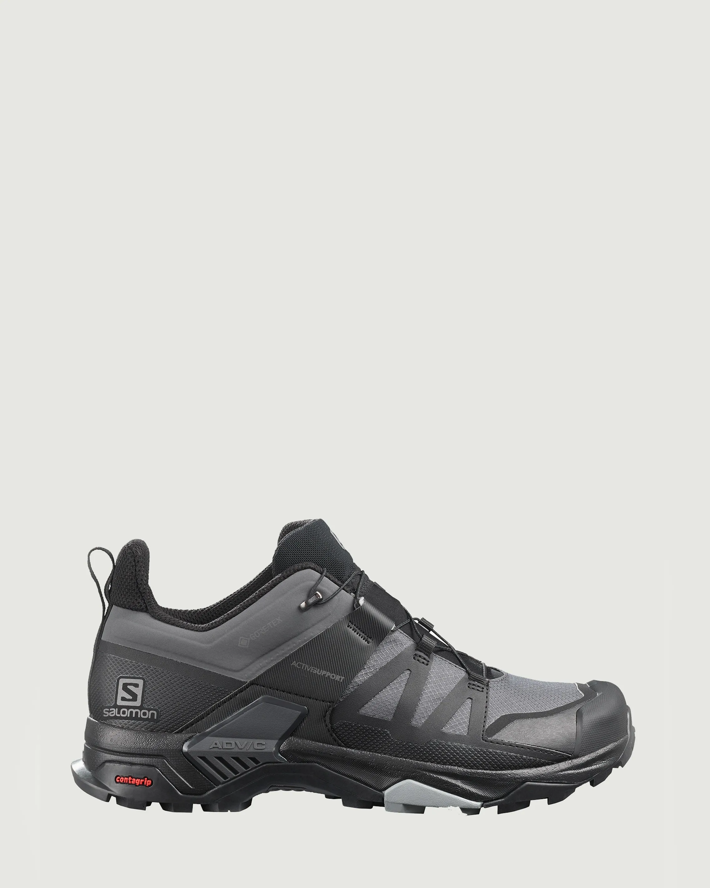 Men's Salomon X Ultra 4 GTX Hiking Shoes - Wide - Magnet/Black/Monument