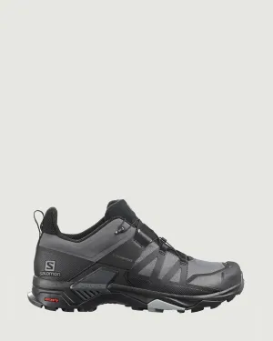 Men's Salomon X Ultra 4 GTX Hiking Shoes - Wide - Magnet/Black/Monument