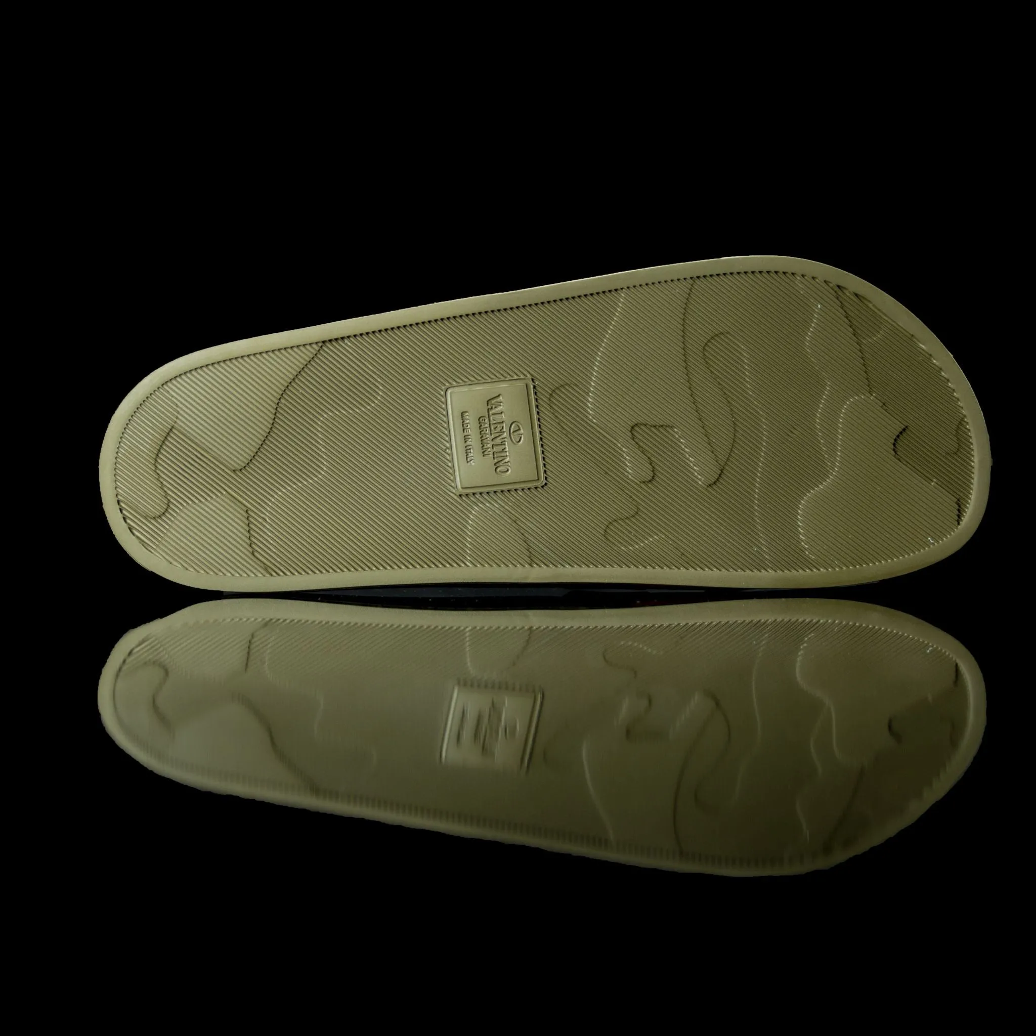 Mens Valentino PVC Slides Camo