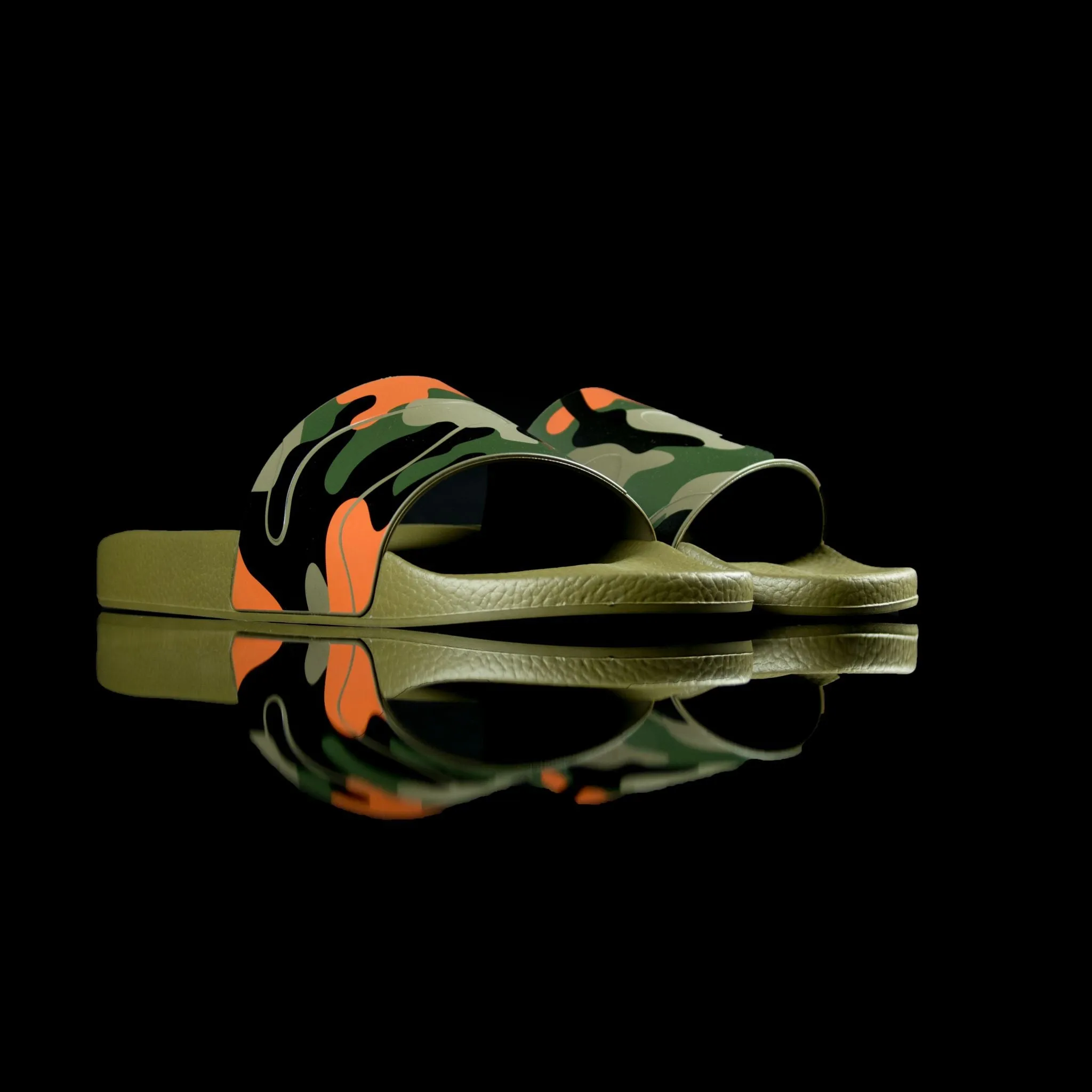 Mens Valentino PVC Slides Camo