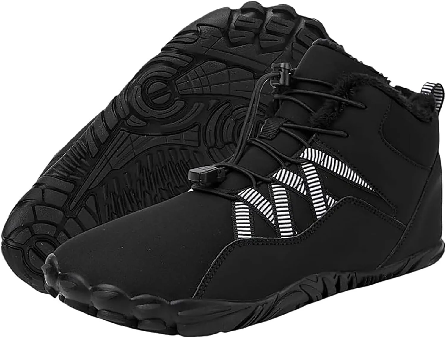 Men's Work Boots Wide Width Hiking Sneakers Warm Booties Women's Workout Shoes Food Service Outdoor Botas Waterproof Soft Toe Work Hike Grounded Footwear