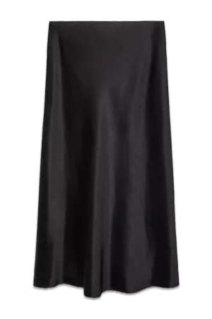 Mia Satin Slip Midi Skirt
