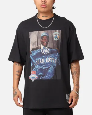 Mitchell & Ness Charlotte Hornets 1991 NBA Draft T-Shirt Faded Black