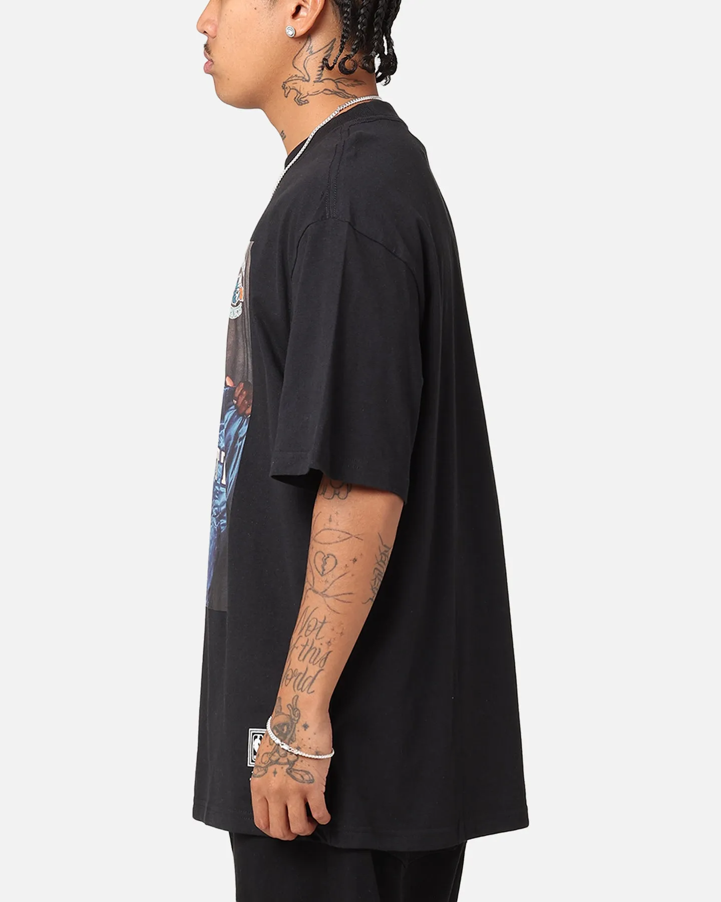 Mitchell & Ness Charlotte Hornets 1991 NBA Draft T-Shirt Faded Black