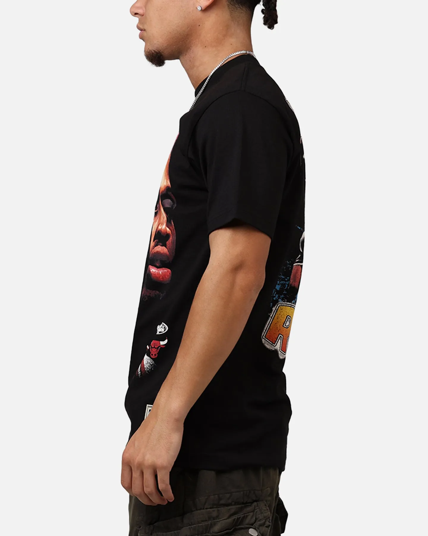 Mitchell & Ness Chicago Bulls Dennis Rodman Big Head T-Shirt Black