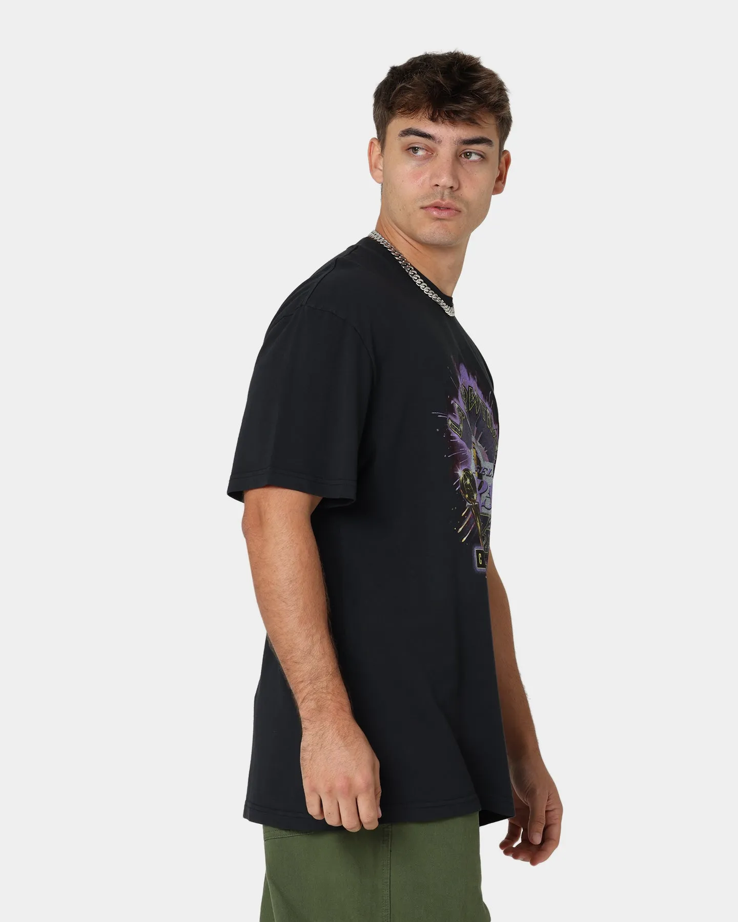 Mitchell & Ness Los Angeles Lakers Showtime Vintage T-Shirt Faded Black
